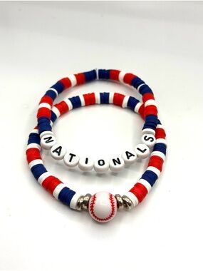 Nationals Beaded Bracelet Set